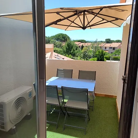 Appt 3 Pieces Climatise Avec Terrasse - Draps Et Serviettes Non Fournis Leucate
