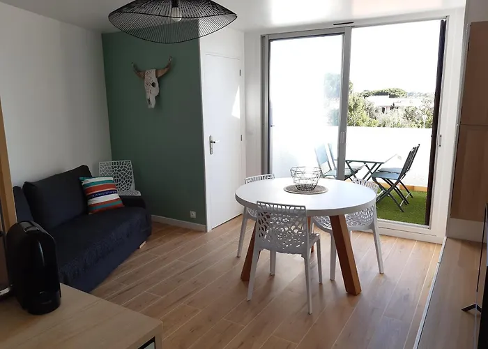 Appt 3 Pieces Climatise Avec Terrasse - Draps Et Serviettes Non Fournis *